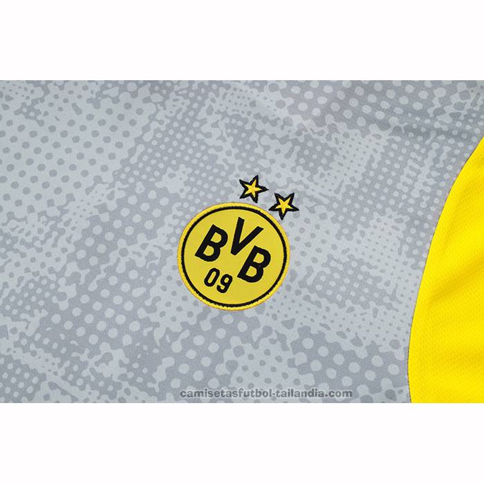 Chandal del Borussia Dortmund Manga Corta 25/26 Gris - Pantalon Corto
